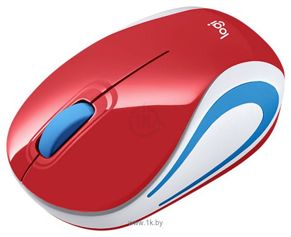 Фотографии Logitech M187 red/blue