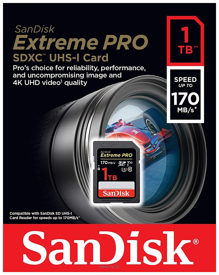 Фотографии SanDisk Extreme PRO SDXC SDSDXXY-1T00-GN4IN 1TB