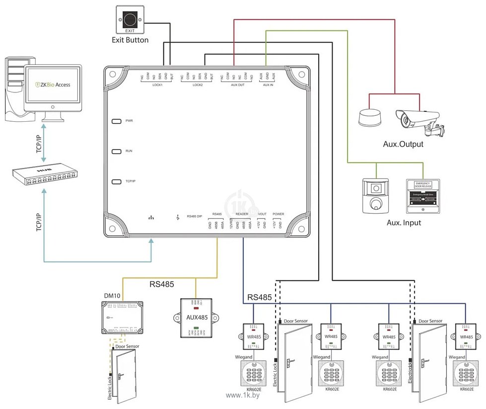 Фотографии ZKTeco WR485 RS485-Wiegand