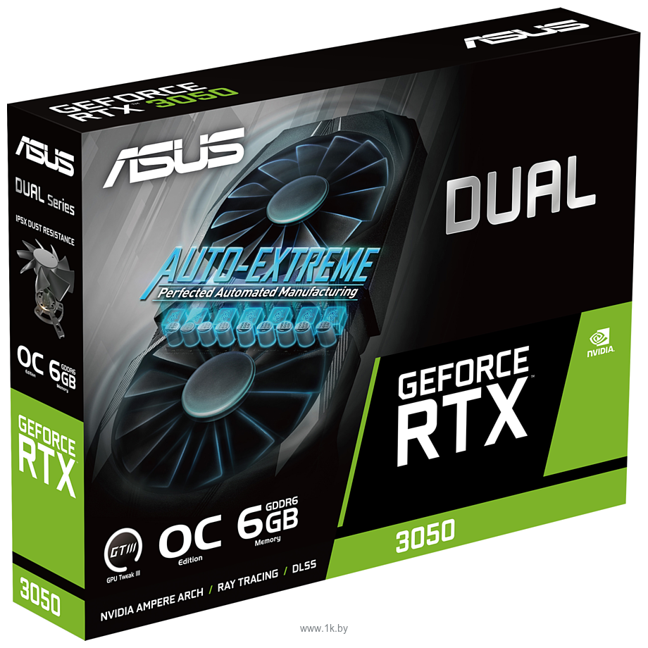 Фотографии ASUS Dual GeForce RTX 3050 OC Edition (DUAL-RTX3050-O6G)