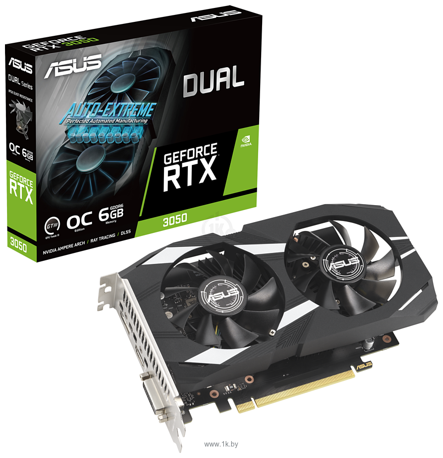 Фотографии ASUS Dual GeForce RTX 3050 OC Edition (DUAL-RTX3050-O6G)