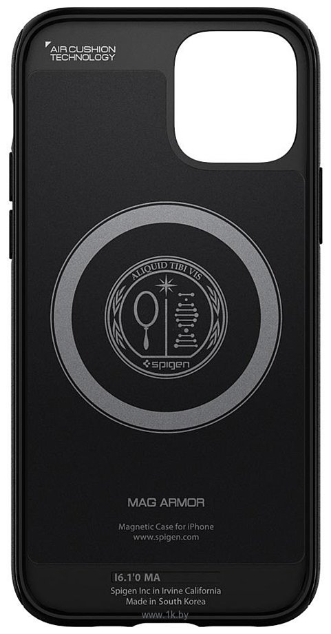 Фотографии Spigen Mag Armor (MagFit) для iPhone 12/12 Pro ACS01865 (черный)