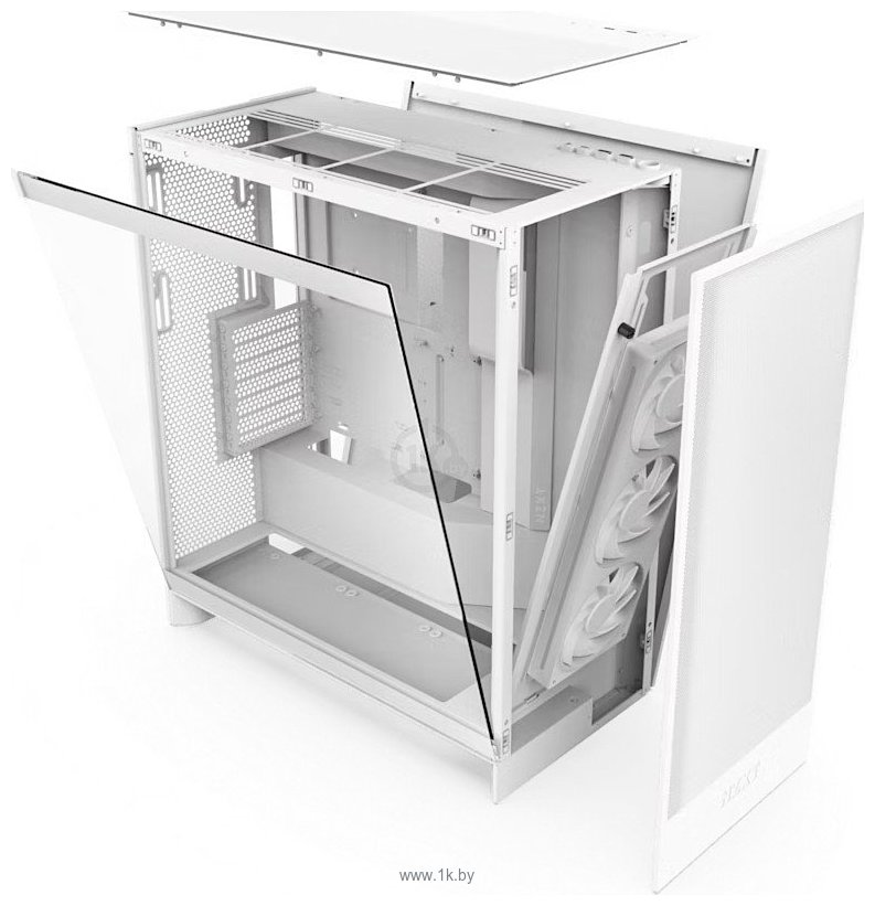 Фотографии NZXT H7 Flow RGB 2024 CM-H72FW-R1