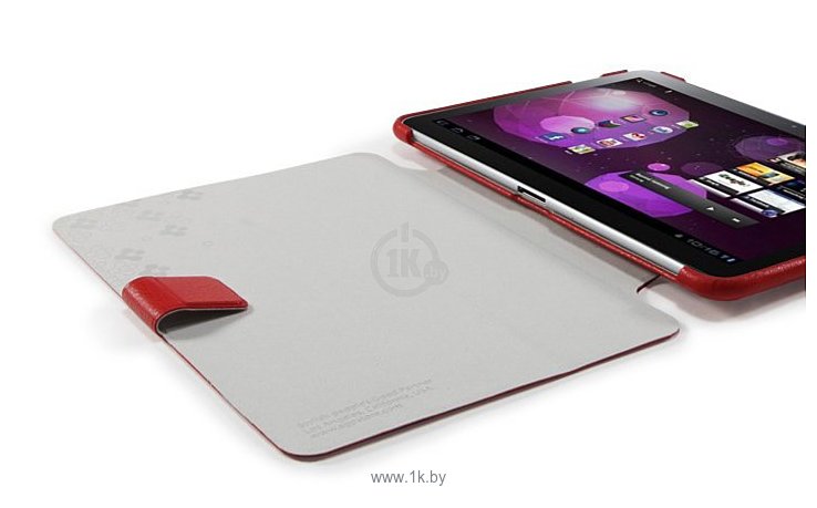 Фотографии SGP Samsung Galaxy Tab 10.1 Stehen Dante Red (SGP08077)