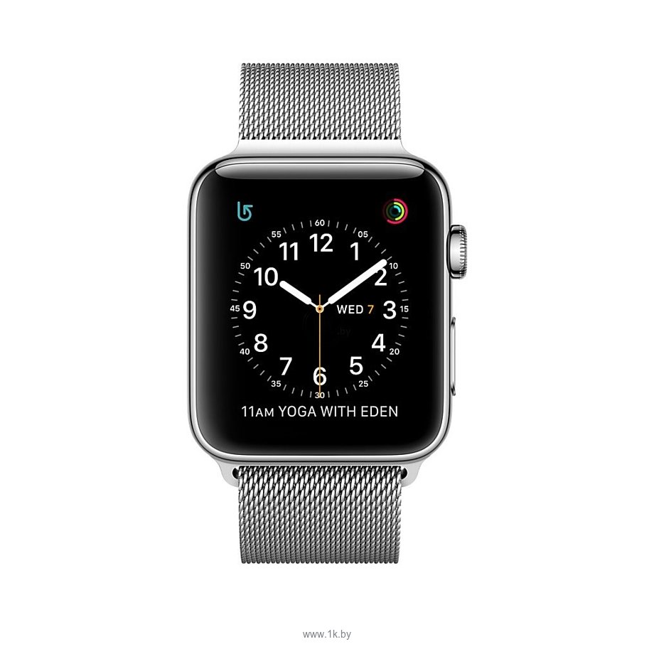 Фотографии Apple Watch Series 2 42mm Stainless Steel with Milanese Loop (MNPU2)