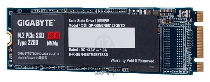 Фотографии GIGABYTE M.2 PCIe SSD 128GB (GP-GSM2NE8128GNTD)