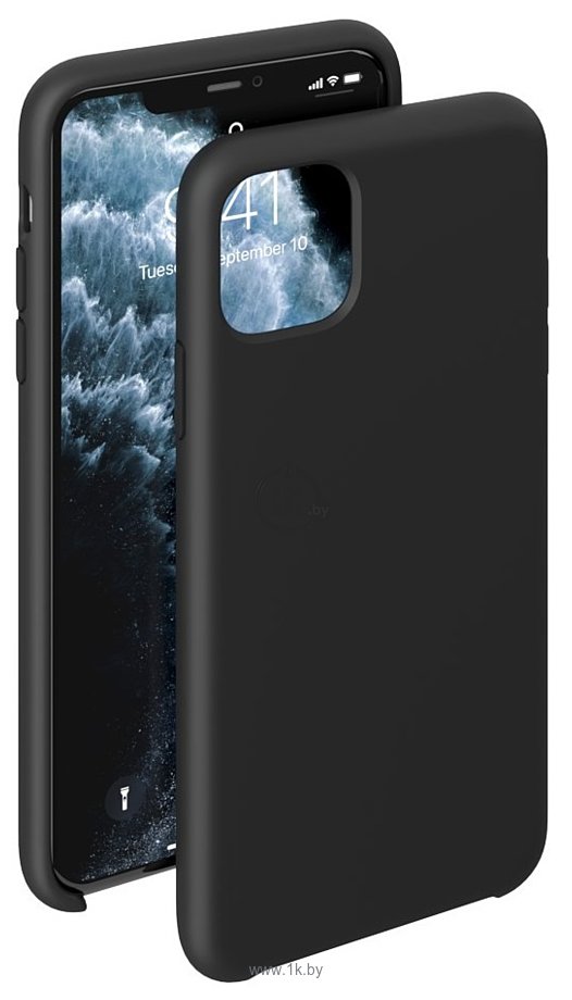 Фотографии Deppa Liquid Silicone Case для Apple iPhone 11 Pro Max (черный)