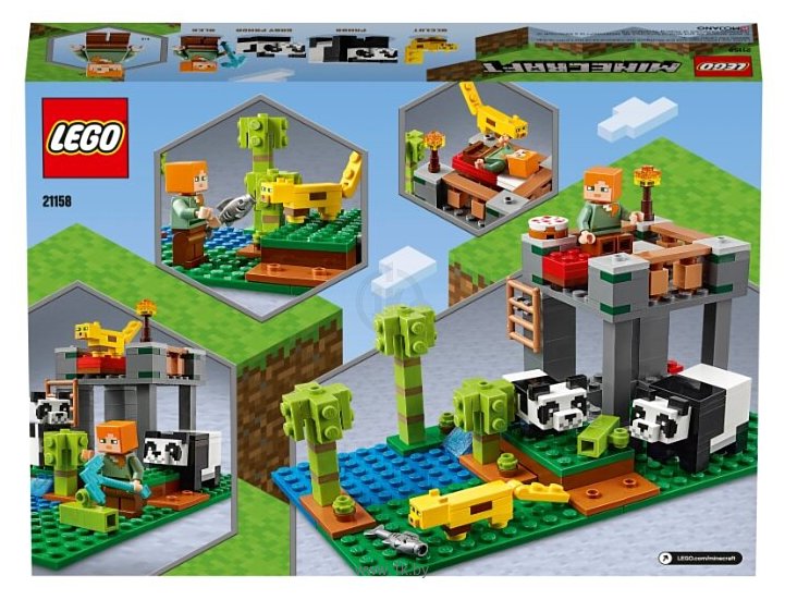 Фотографии LEGO Minecraft 21158 Питомник панд