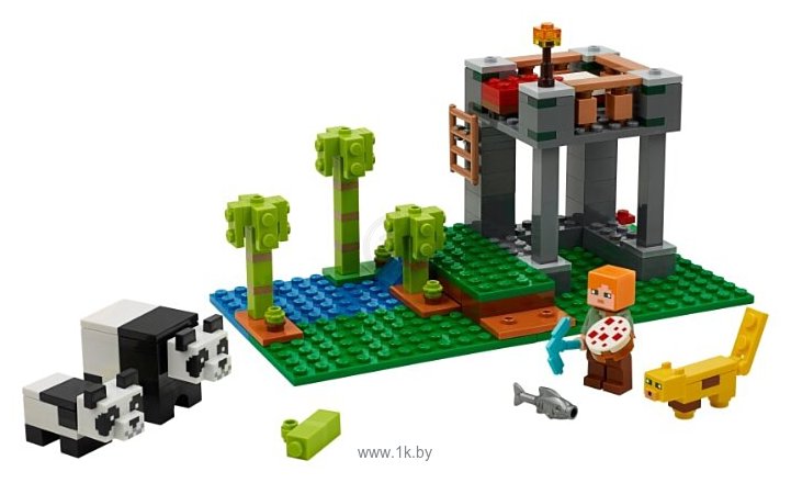 Фотографии LEGO Minecraft 21158 Питомник панд