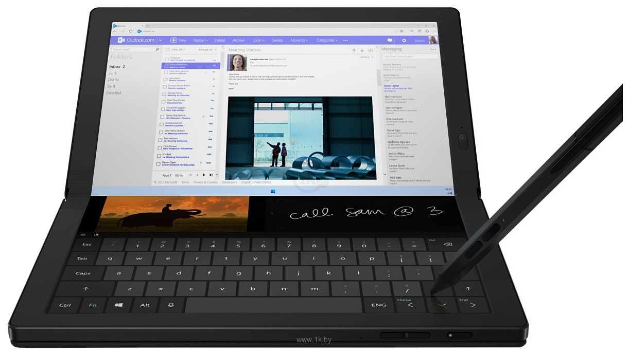 Фотографии Lenovo ThinkPad X1 Fold Gen 1 (20RKS05K00)