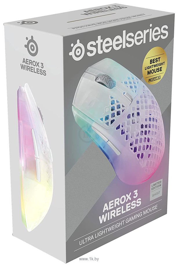 Фотографии SteelSeries Aerox 3 Wireless Ghost