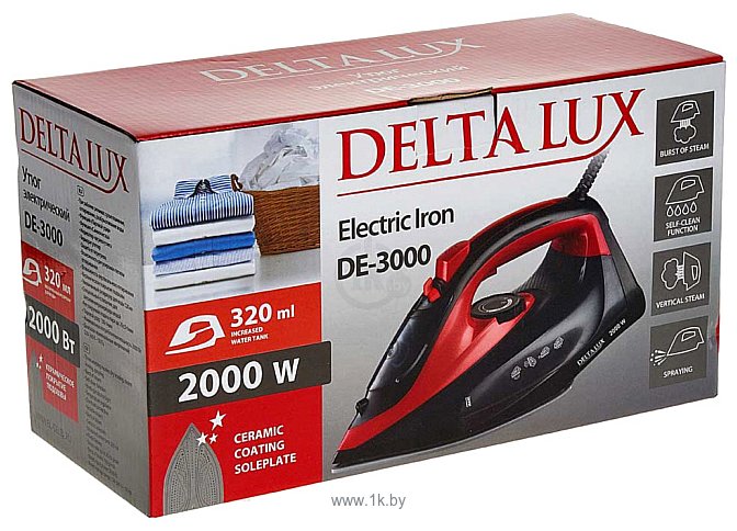 Фотографии Delta LUX DE-3000 (черный/красный)