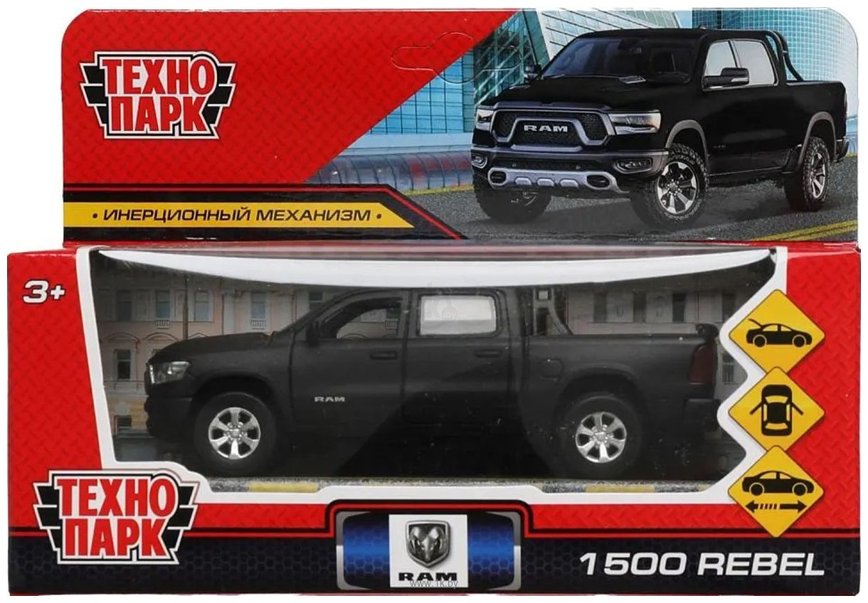 Фотографии Технопарк Dodge Ram 1500 Rebel RAM1500-13MAT-BK