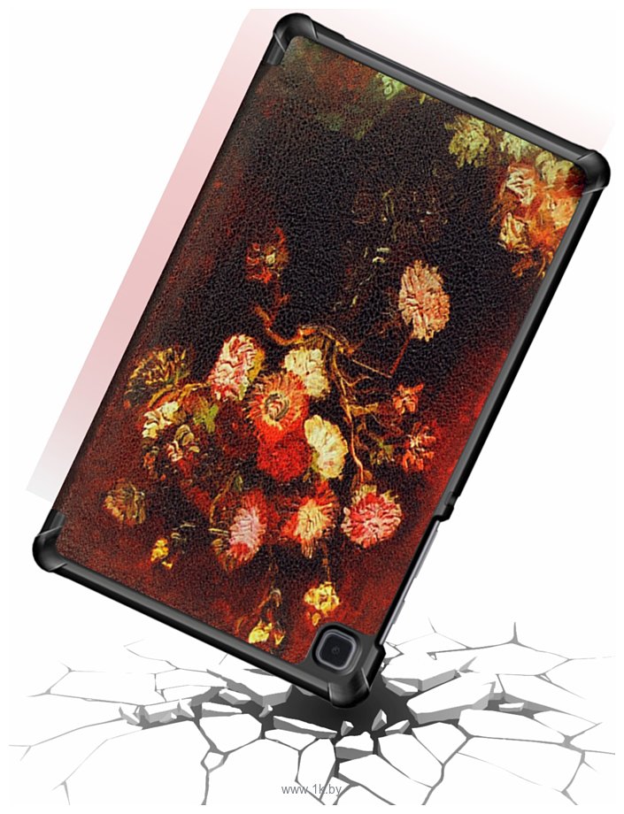 Фотографии JFK Smart Case для Samsung Galaxy Tab A8 10.5 2021 (цветы Ван Гога)