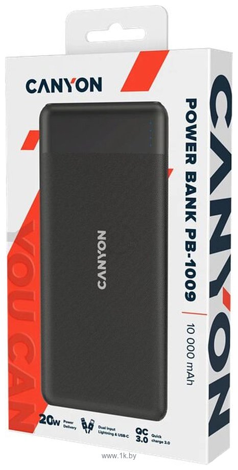 Фотографии Canyon PB-109 10000mAh CNE-CPB1009B