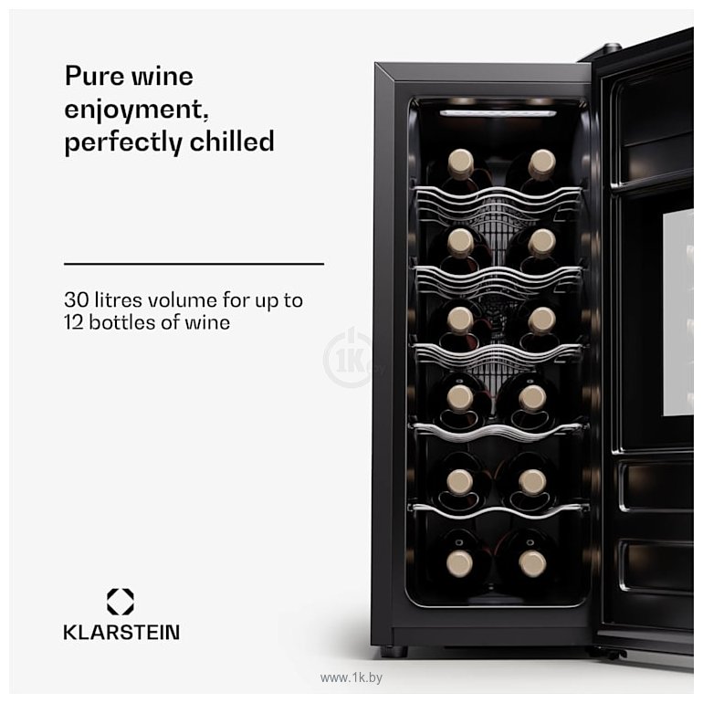 Фотографии Klarstein Silent Vino 12 Uno Slim (черный)