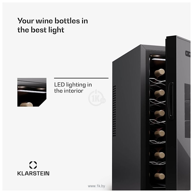 Фотографии Klarstein Silent Vino 12 Uno Slim (черный)