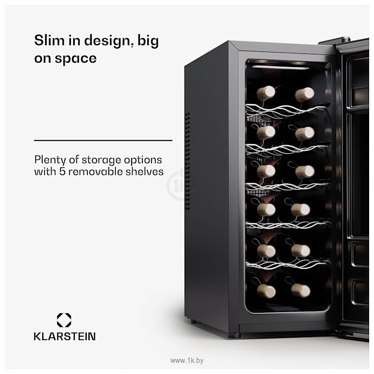 Фотографии Klarstein Silent Vino 12 Uno Slim (черный)