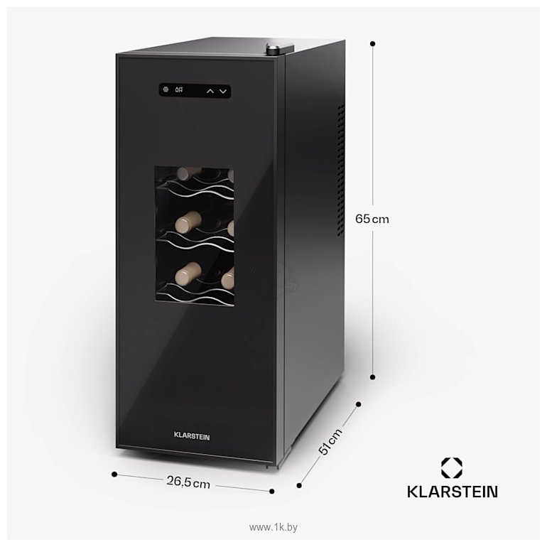 Фотографии Klarstein Silent Vino 12 Uno Slim (черный)