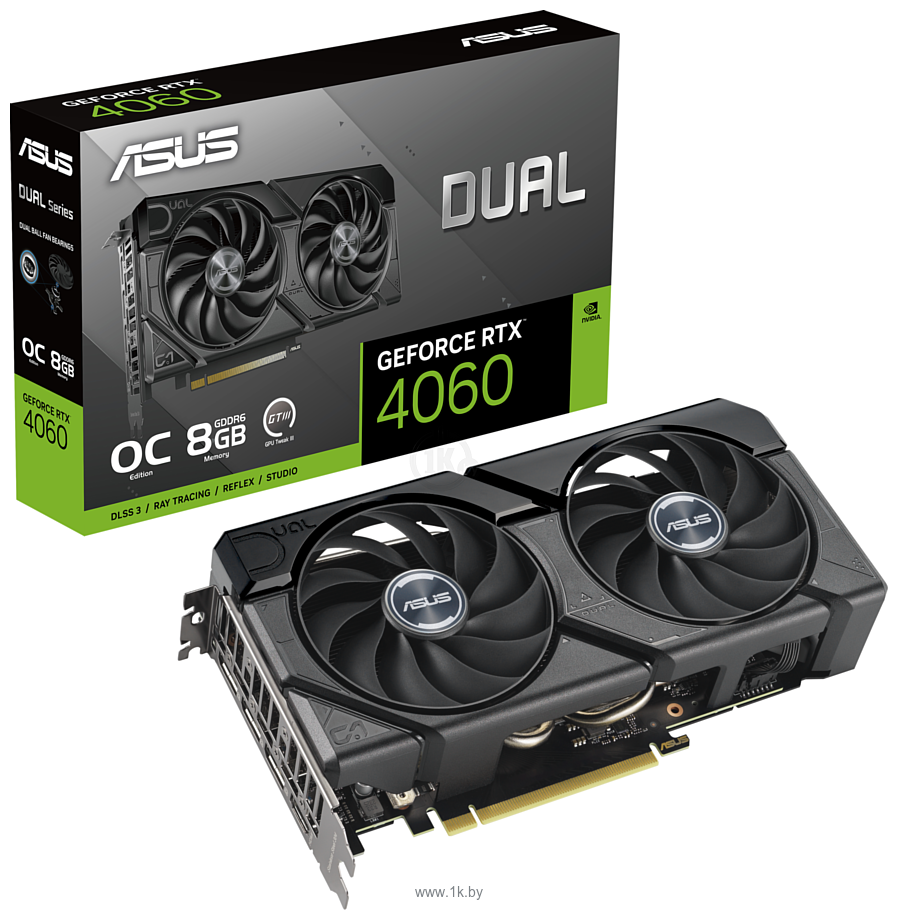 Фотографии ASUS Dual GeForce RTX 4060 EVO OC Edition 8GB GDDR6 (DUAL-RTX4060-O8G-EVO)