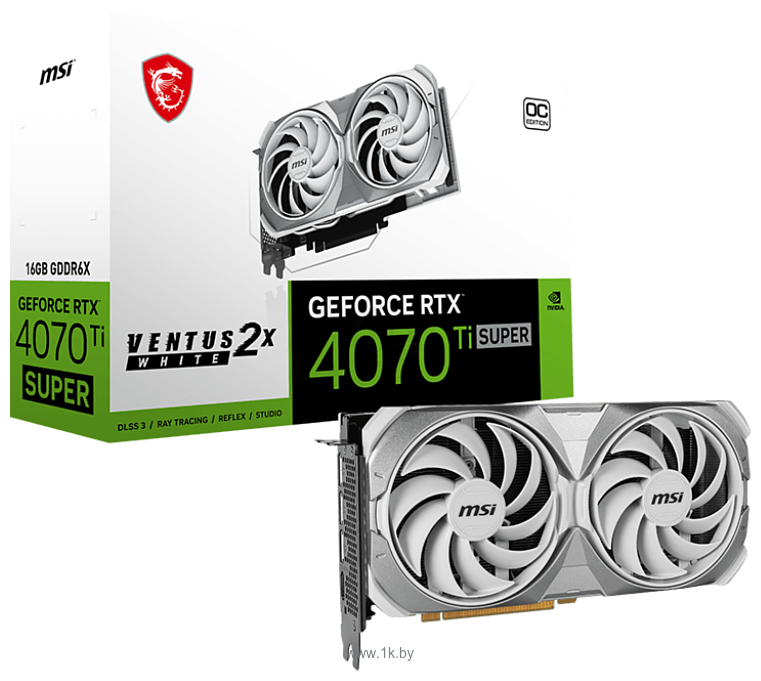 Фотографии MSI GeForce RTX 4070 Ti Super 16G Ventus 2X White OC