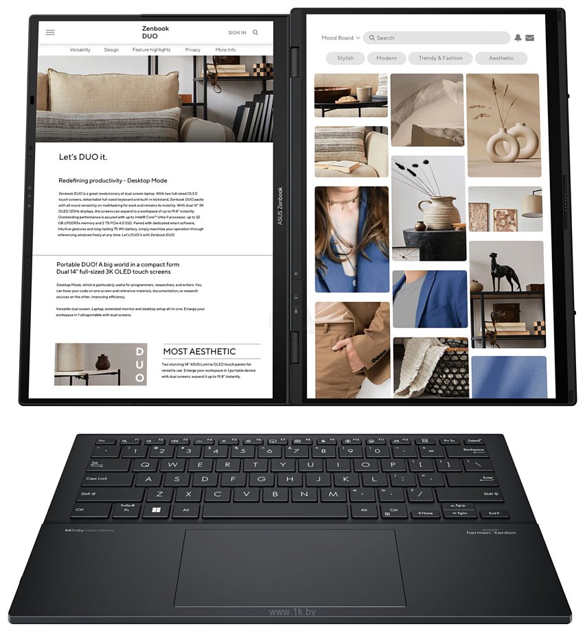 Фотографии ASUS Zenbook 14 Duo OLED UX8406CA-PZ212X