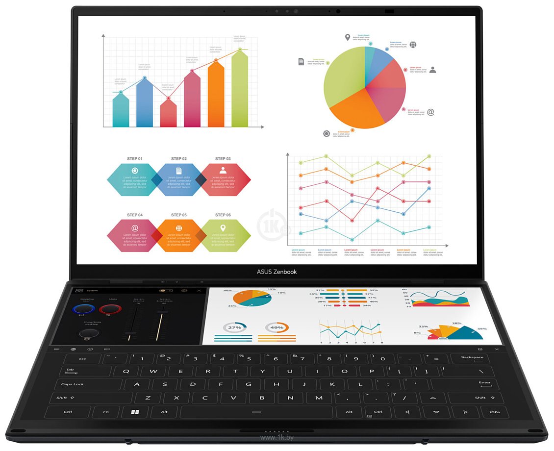 Фотографии ASUS Zenbook 14 Duo OLED UX8406CA-PZ212X