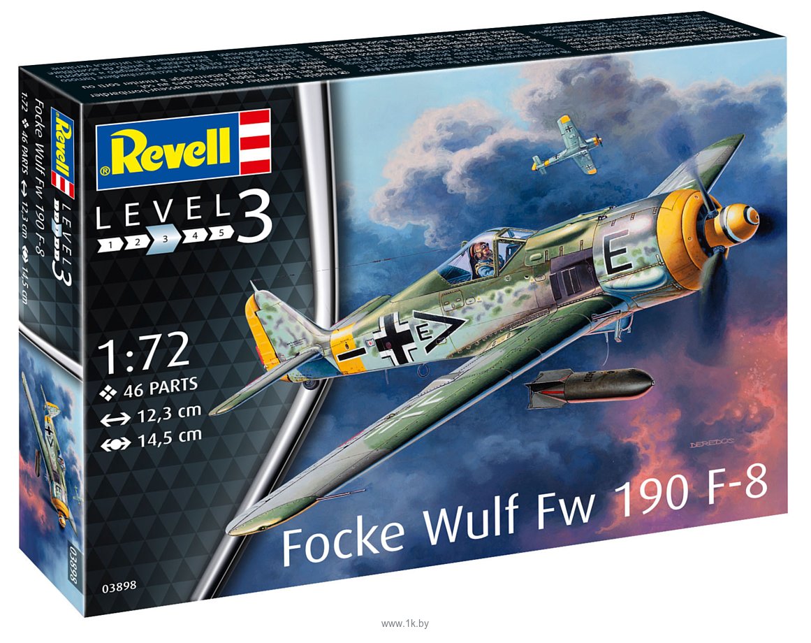 Фотографии Revell 03898 Немецкий истребитель Focke Wulf Fw190 F-8