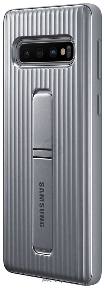 Фотографии Samsung Protective Standing Cover для Samsung Galaxy S10 (серебристый)