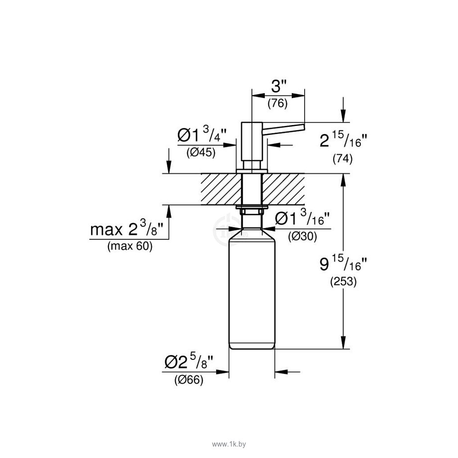 Фотографии Grohe Cosmopolitan 40535GL0 (холодный рассвет)