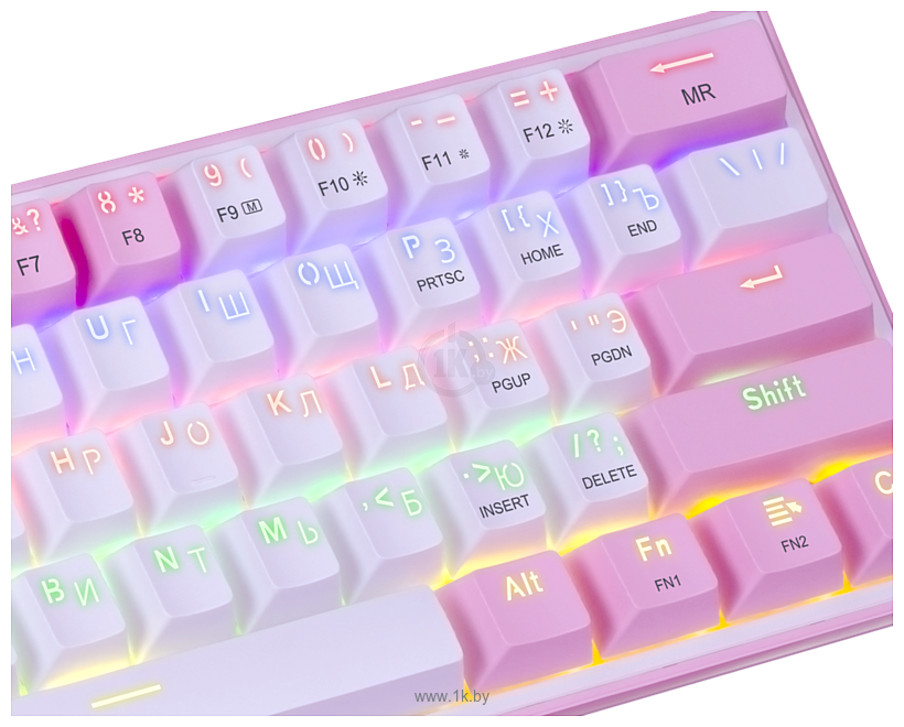 Фотографии Redragon Fizz pink/white