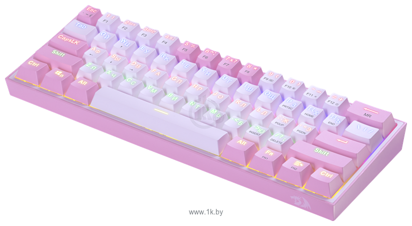 Фотографии Redragon Fizz pink/white