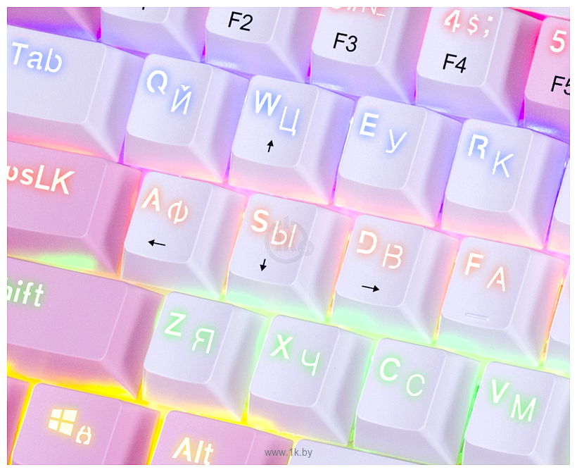 Фотографии Redragon Fizz pink/white