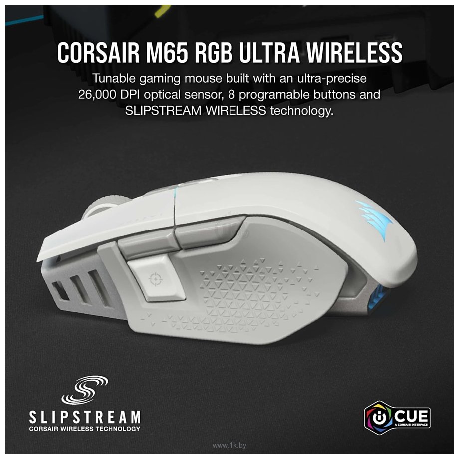 Фотографии Corsair M65 RGB Ultra White