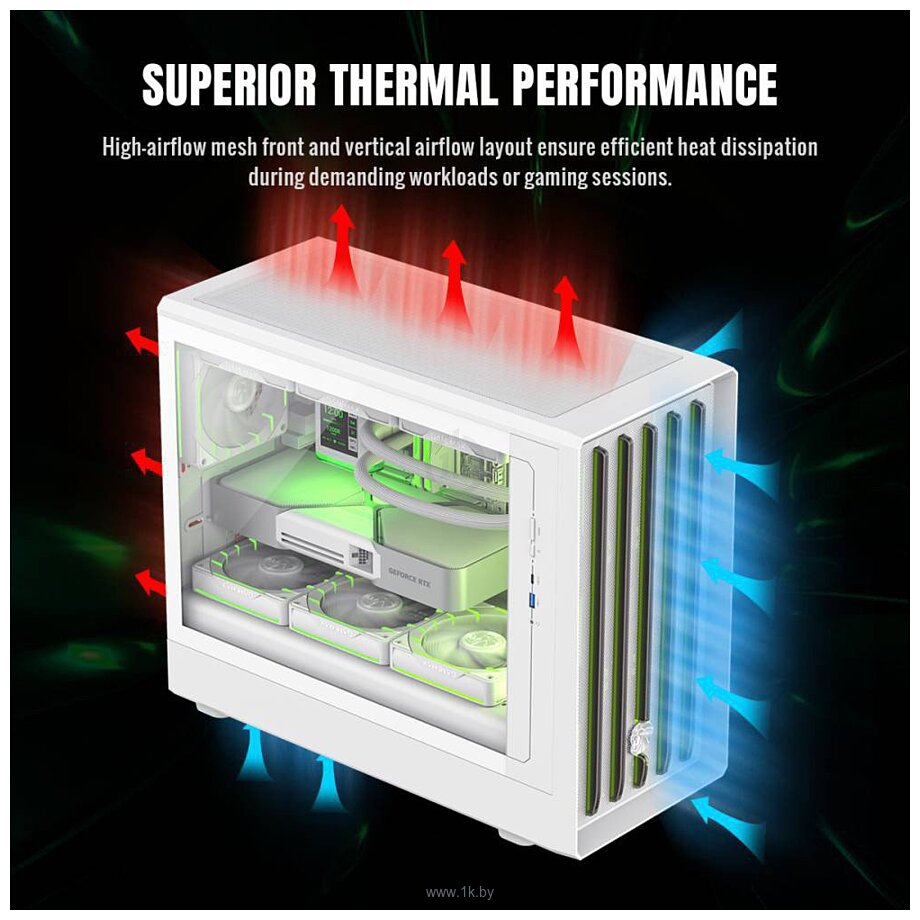 Фотографии GameMax Legend CLAW 360 (белый) Фотографии GameMax Legend CLAW 360 (белый)