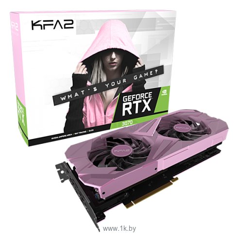 Фотографии KFA2 GeForce RTX 3070 8192MB EX Pink