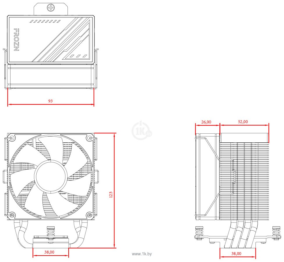 Фотографии ID-COOLING Frozn A400 ARGB