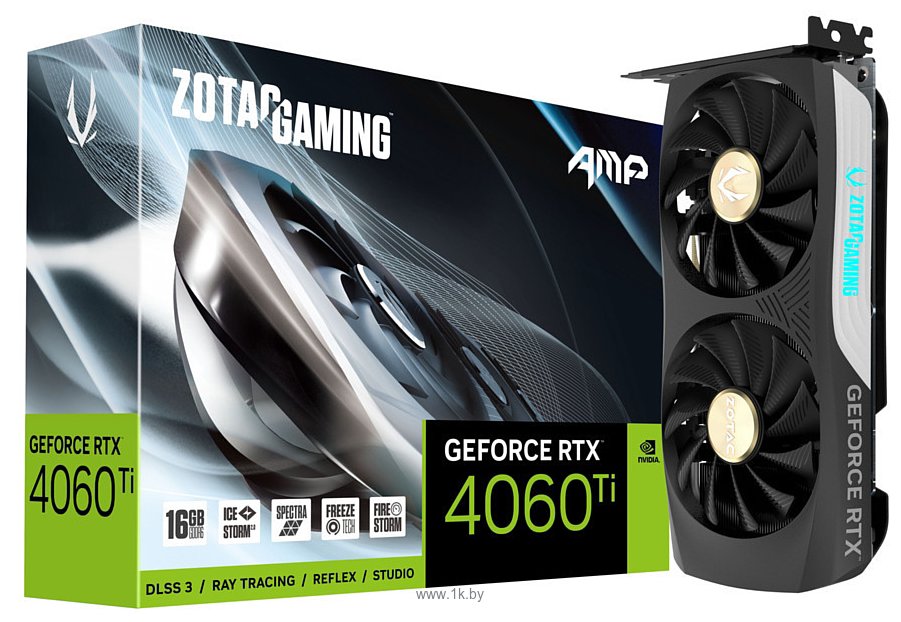 Фотографии ZOTAC GeForce RTX 4060 Ti 16GB AMP (ZT-D40620F-10M)