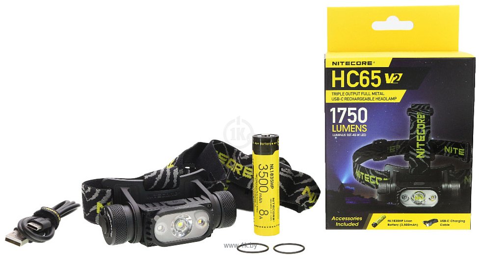 Фотографии Nitecore HC65 V2 (черный)