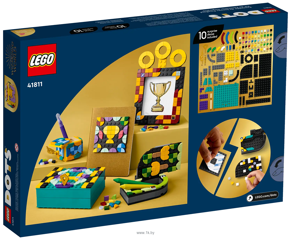 Фотографии LEGO DOTS 41811 Настольный комплект Хогвартс