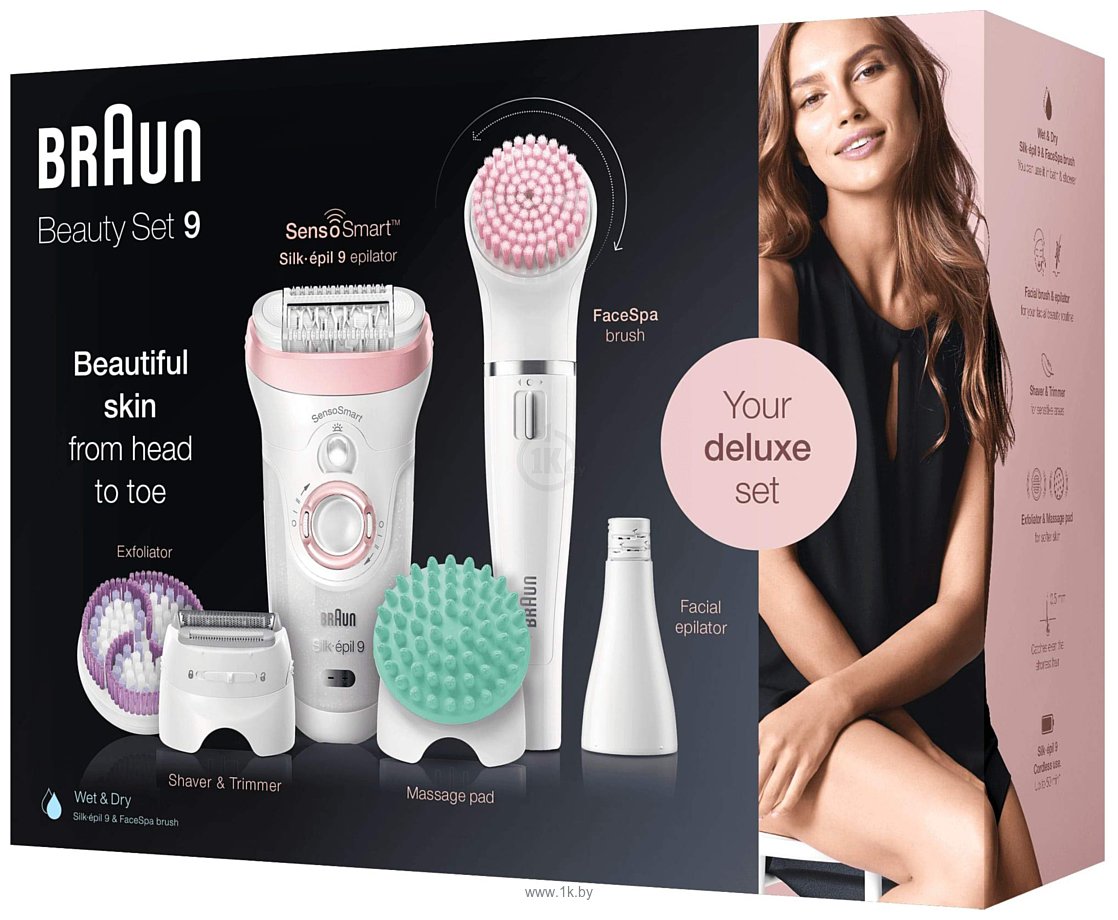 Фотографии Braun 9-985 BS Silk-epil 9 Beauty Set Wet & Dry