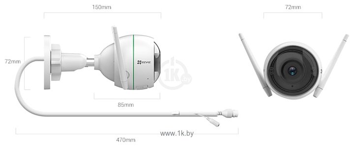 Фотографии Ezviz C3WN CS-CV310-A0-1C2WFR (4 мм)