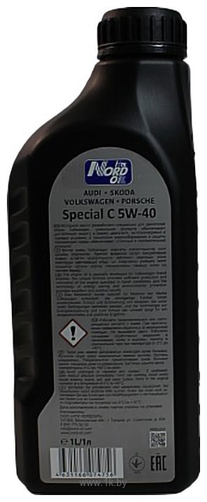 Фотографии Nord Oil Specific Line 5W-40 Audi Skoda VW NRSL034 1л