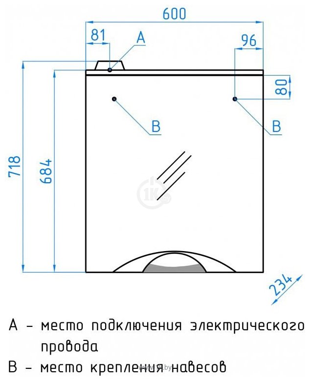 Фотографии Style Line  Жасмин-2 60 (с подсветкой)