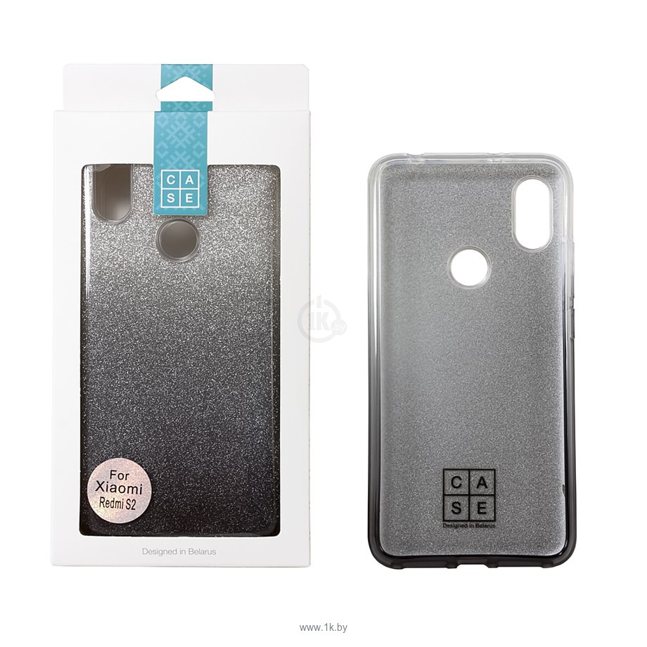 Фотографии Case Brilliant Paper для Xiaomi Redmi S2 (серый/черный)