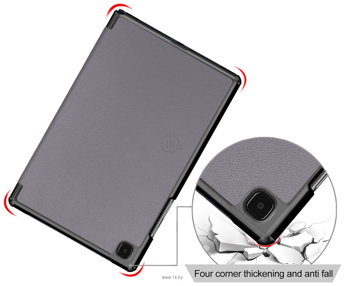 Фотографии JFK Smart Case для Samsung Galaxy Tab A7 (серый)