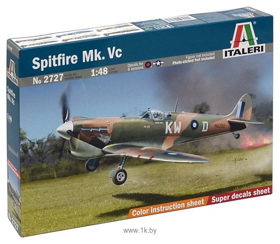 Фотографии Italeri 2727 Spitfire Mk.Vc