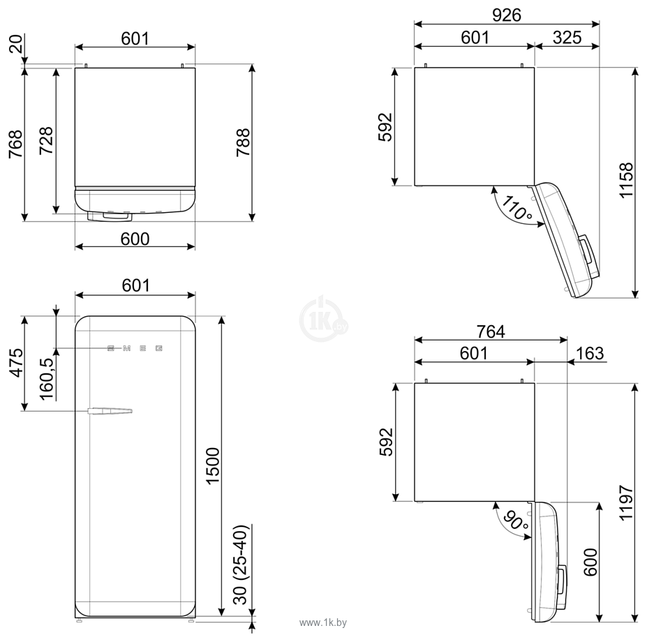 Фотографии Smeg FAB28RDGC5