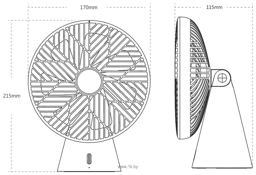 Фотографии Sothing Forest Desktop Fan (зеленый)