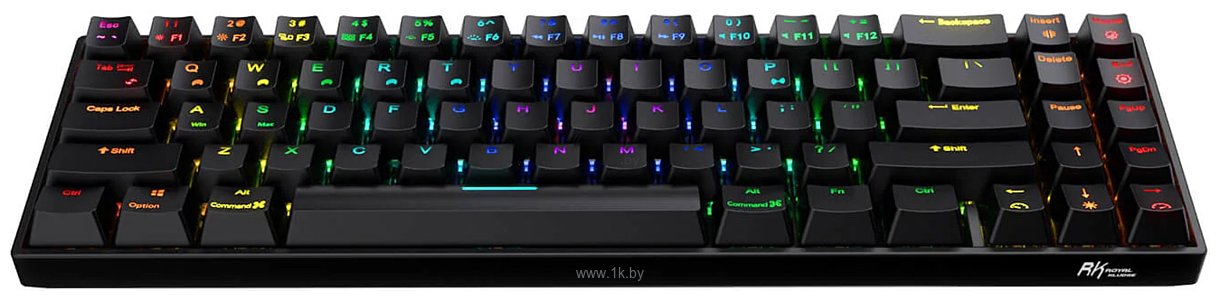 Фотографии Royal Kludge RK71 RGB black, RK Red